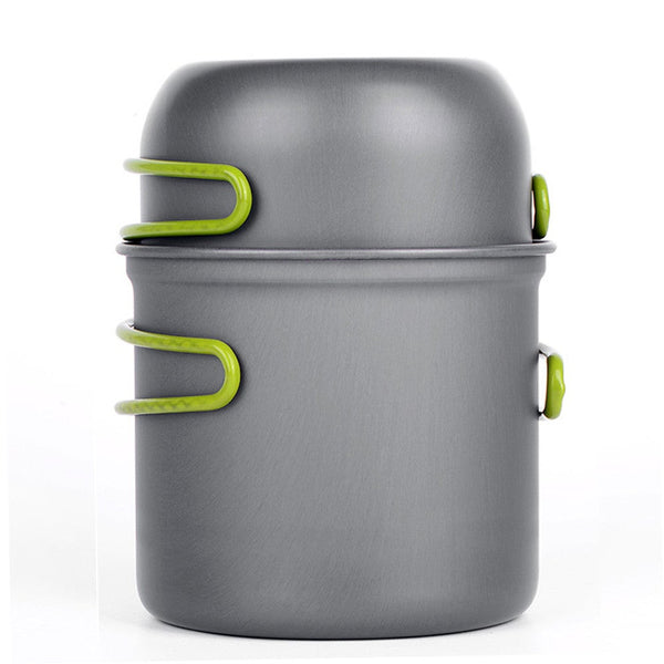 Ultralight Camping Cooking Utensils Outdoor Tableware Pot Set Hiking Picnic Camping Cookware