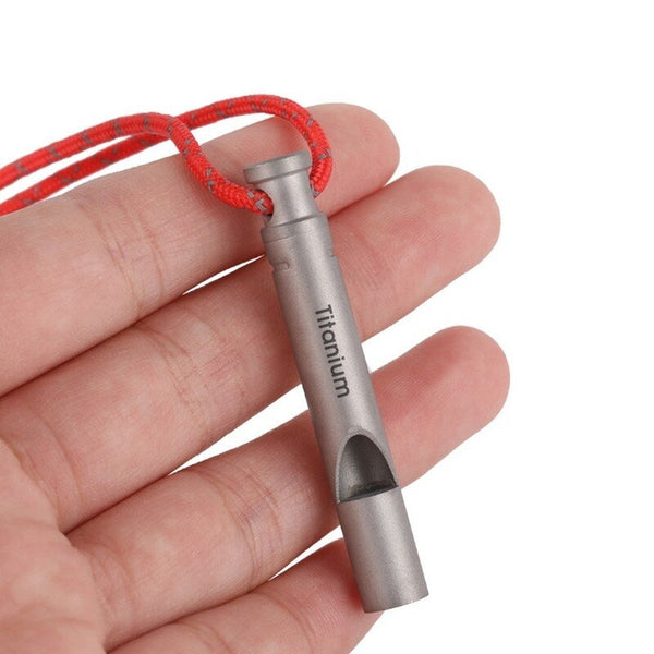 Ultralight Titanium Emergency Whistle 01 Safety Whistles