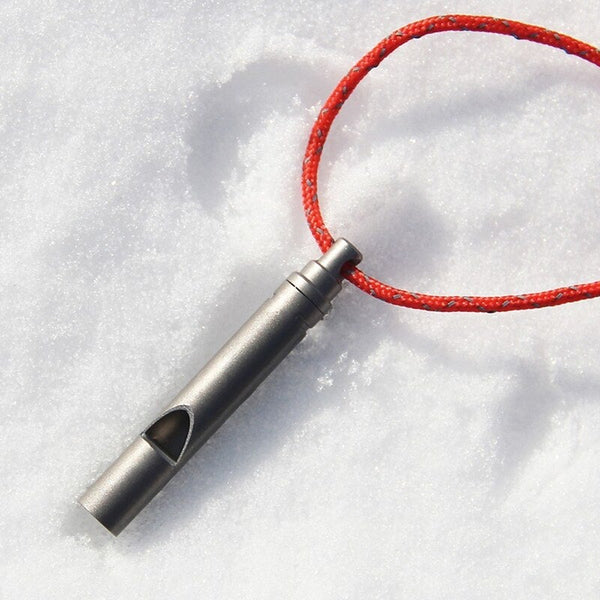 Ultralight Titanium Emergency Whistle 01 Safety Whistles