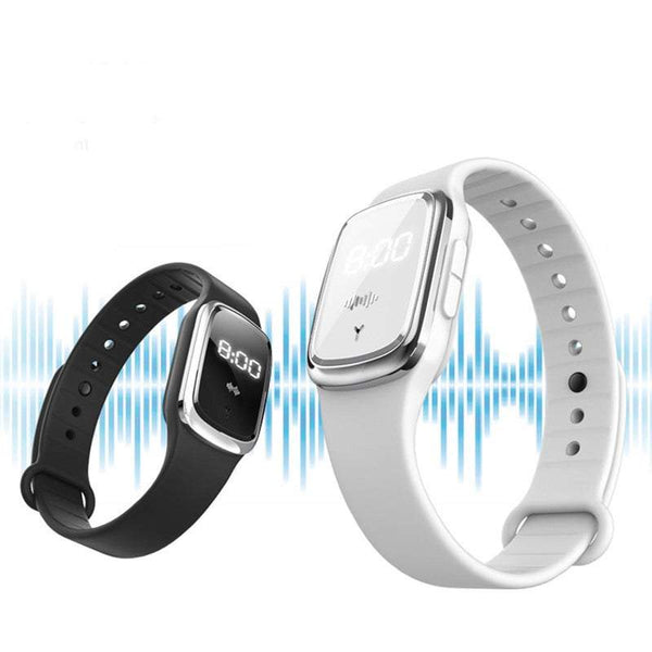 Ultrasonic Pest Repellers Pest Insect Repellents Ultrasonic Rechargeable And Mosquito Wristband With Clock Function