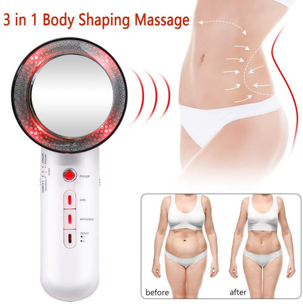 Ultrasonic Ems Infrared Handheld Body Massager Slimming Anti Cellulite Machine