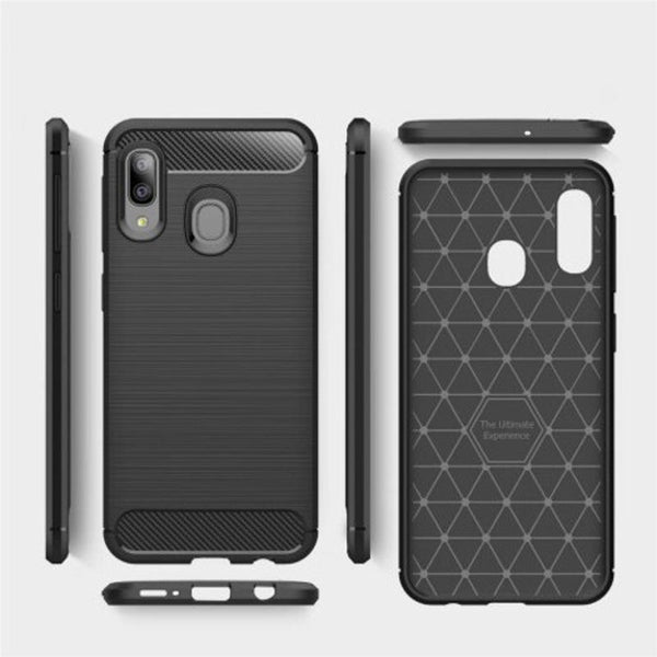 Ultrathin Commercial Carbonphone Case For Samsung Galaxy A20e Black