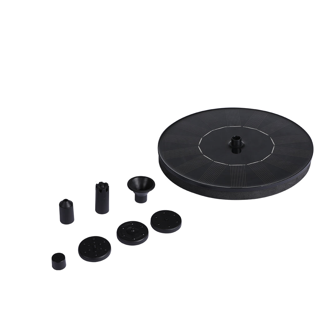 Solar Fountain Powered Water Floating Plant Stands