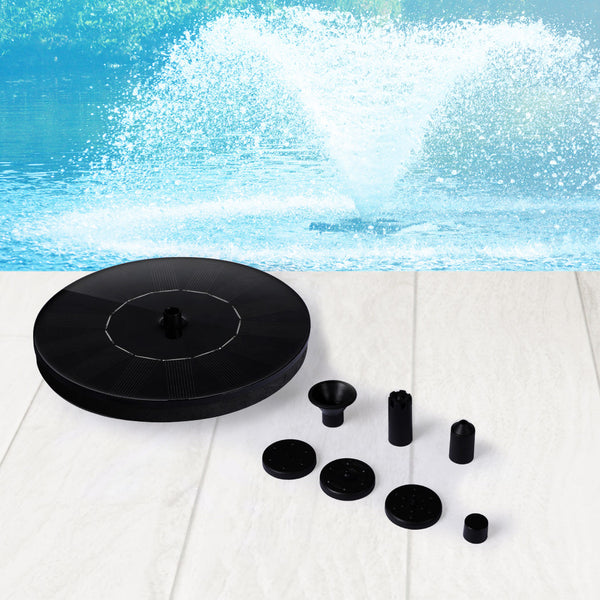 Solar Fountain Powered Water Floating Plant Stands