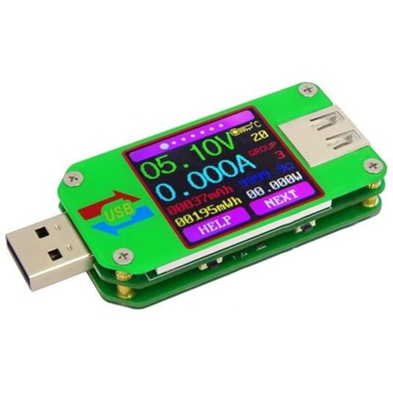 Um24 Usb Color Display Tester Green Other Test Meters & Detectors