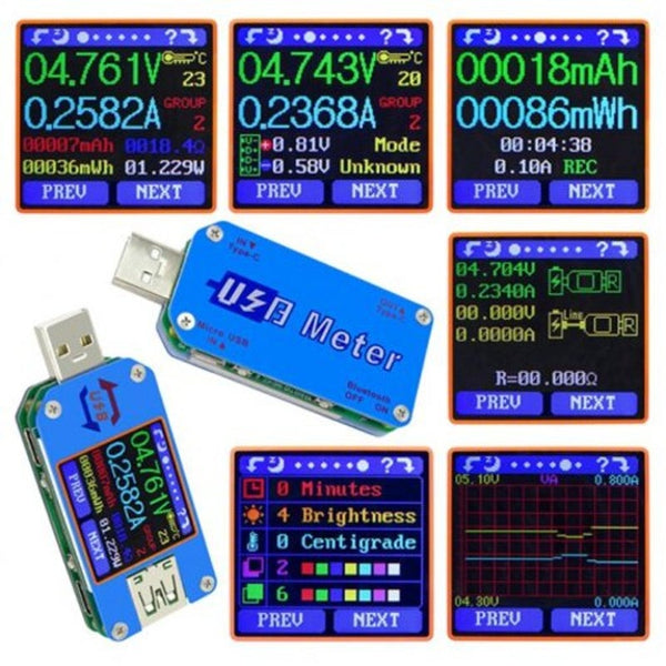 Um25c Usb Color Display Teater Blue Other Test Meters & Detectors