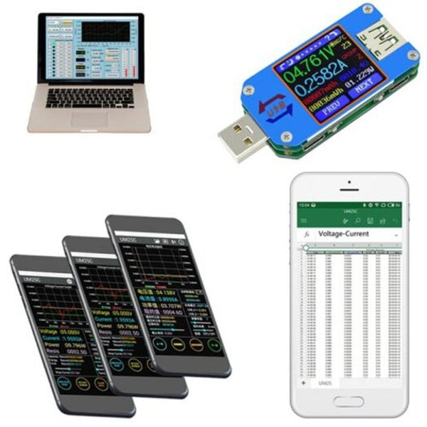 Um25c Usb Color Display Teater Blue Other Test Meters & Detectors
