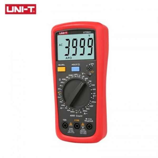 Digital Multimeter Ncv Voltage Current Tester Ohm Temperature Frequency Hfe Resistance Ut39a Plus Multimeters