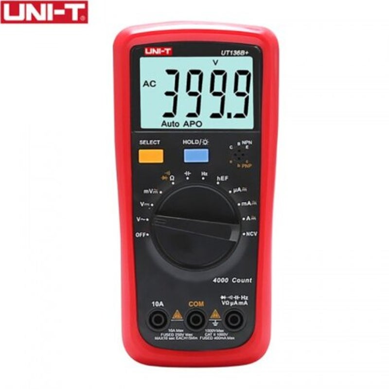 Ut136b Ut136c Plus Digital Multimeter Auto Power Off Meter Ohm Diode Cap Hz Tester Multimeters