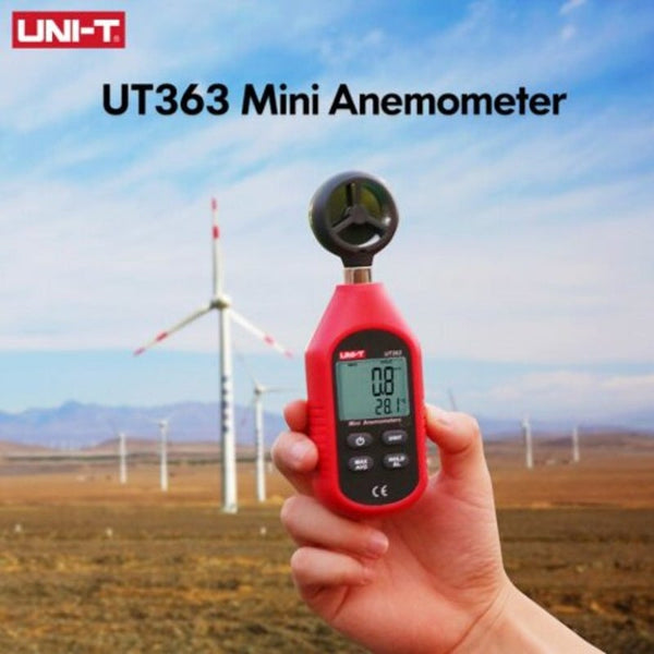 Ut363 Handheld Anemometer Wind Speed Measurement Temperature Tester Lcd Display Air Flow Meter Other Test Meters & Detectors