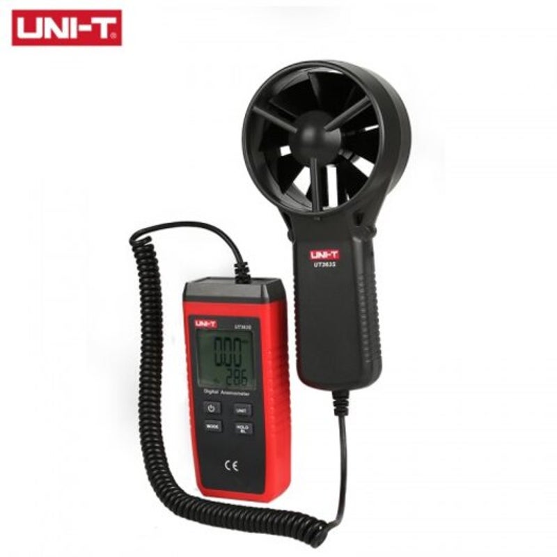Ut363s Mini Anemometer Lcd Display Air Flow Speed Wind Temperature Tester Measurement Air Flow & Anemometers