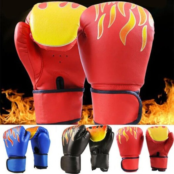 Unisex Adult Boxing Gloves Grappling Fighting Punch Bag Training Pads Black