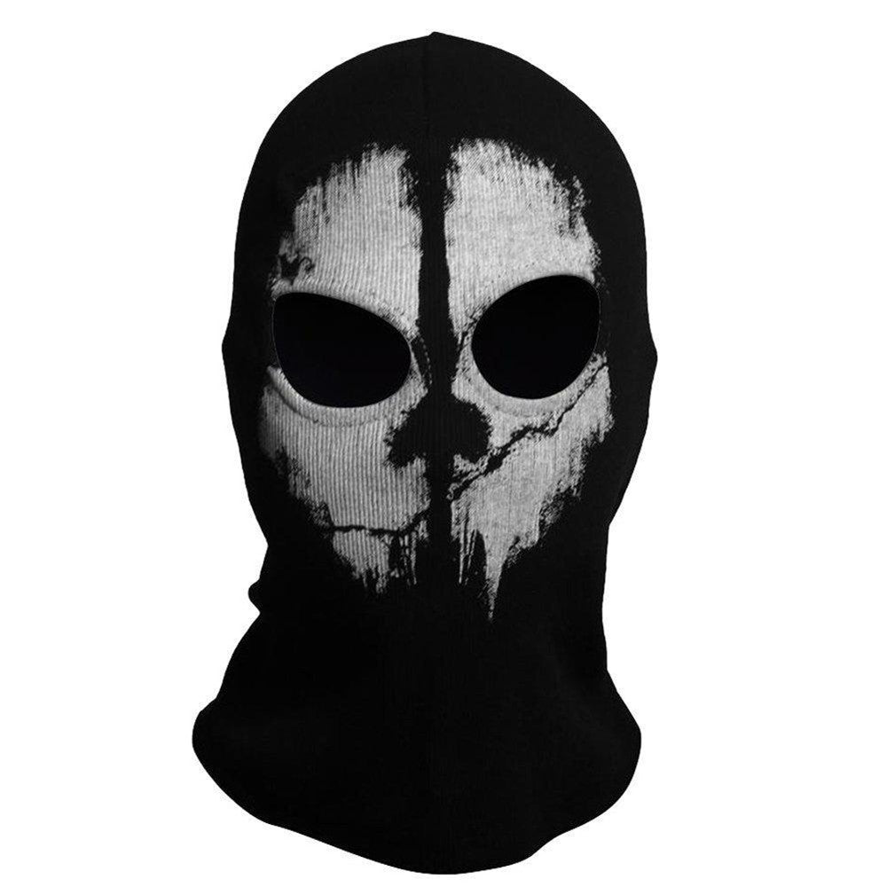 Unisex Balaclava Hood Face Ghost Skull Mask For Call Of Duty Biker Halloween Skateboard Cos Riding Balaclavas Masks & Tubes