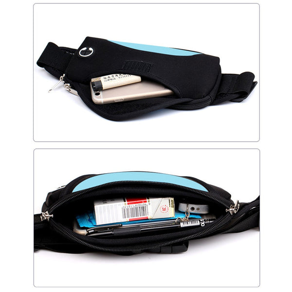 Unisex Waterproof Running Waist Bag Sport Pack Mobile Phone Holder Gym Fitness Belt Waist Packs & Bags