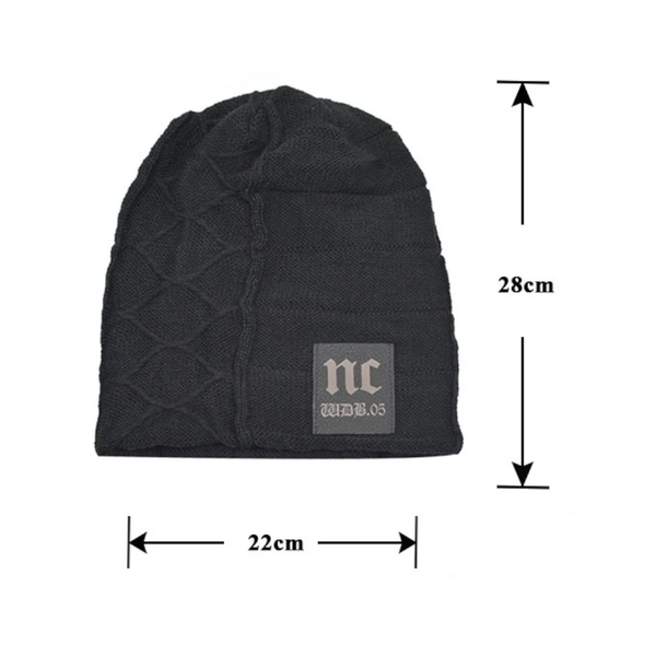 Unisex Hat Plus-Size Knitted Hats Outdoor Beanies Ear Protection Cap