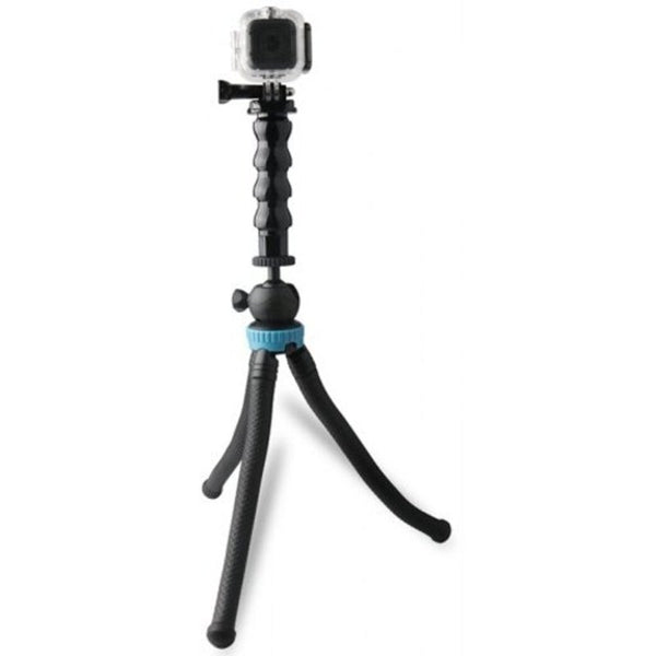 Universal 1 / 4 Inch Nut 8 Section Flexible Snake Arm For Gopro Hero7 Yi 4K Sj4000 Sj5000 Sj6000 Black Regular Other Camera & Photo Accs