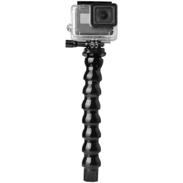 Universal 1 / 4 Inch Nut 8 Section Flexible Snake Arm For Gopro Hero7 Yi 4K Sj4000 Sj5000 Sj6000 Black Regular Other Camera & Photo Accs