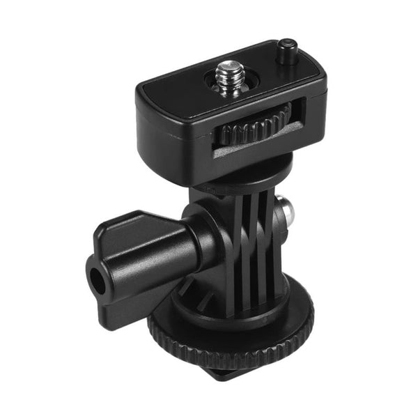Universal Cold Hot Shoe Mount Holder Adapter With 1/4" Screw Black Other Cameras Accessories