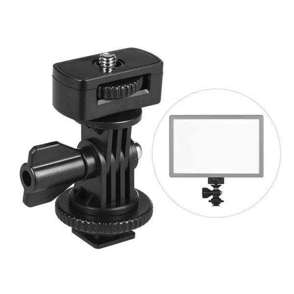Universal Cold Hot Shoe Mount Holder Adapter With 1/4" Screw Black Other Cameras Accessories
