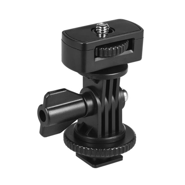 Universal Cold Hot Shoe Mount Holder Adapter With 1/4" Screw Black Other Cameras Accessories