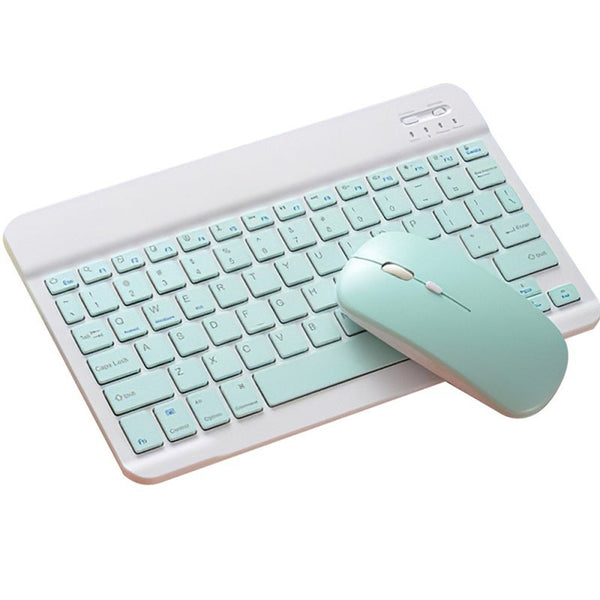 Universal Bluetooth Keyboard Mouse Sets Ultra Thin Wireless For Computer Laptop Tablet Cell Phone Keyboard & Mouse Bundles