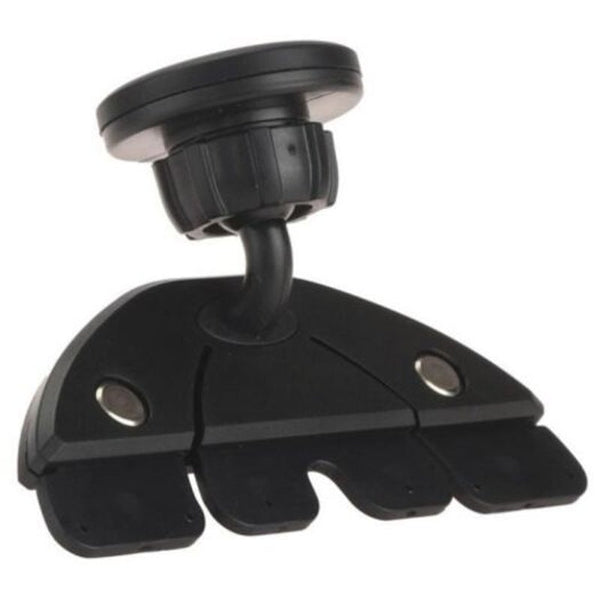Universal Car Cd Slot Holder Mount Magnet Mobile Phone Stand For Tablet Black
