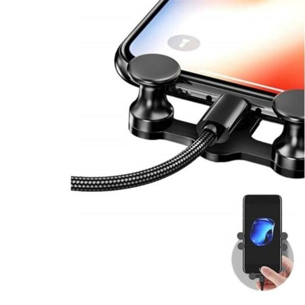 Universal Car Holder Air Vent Gravity Shock Mount Stand For Iphone 4.5 6.5 Inch Red