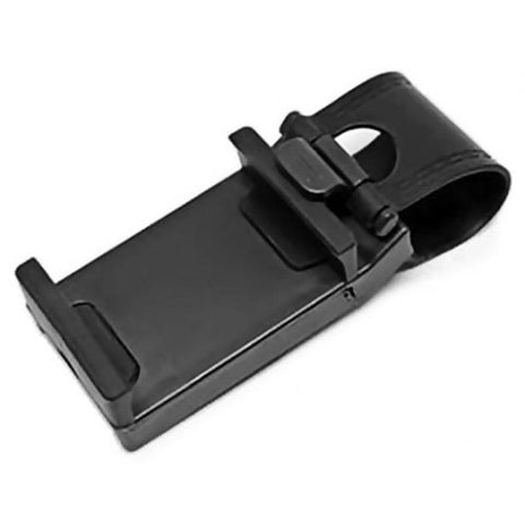Universal Car Steering Wheel Mobile Phone Holder Black Mounts & Holders