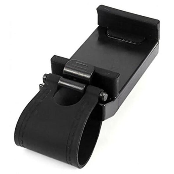 Universal Car Steering Wheel Mobile Phone Holder Black Mounts & Holders