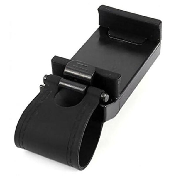 Universal Car Steering Wheel Mobile Phone Holder Black
