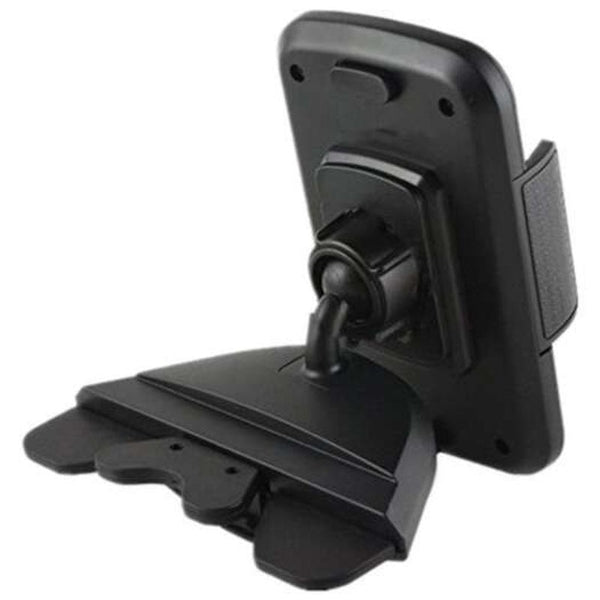 Universal Cd Slot Smartphone Car Mount Holder For Iphone Samsung All Smartphones Black Mounts & Holders