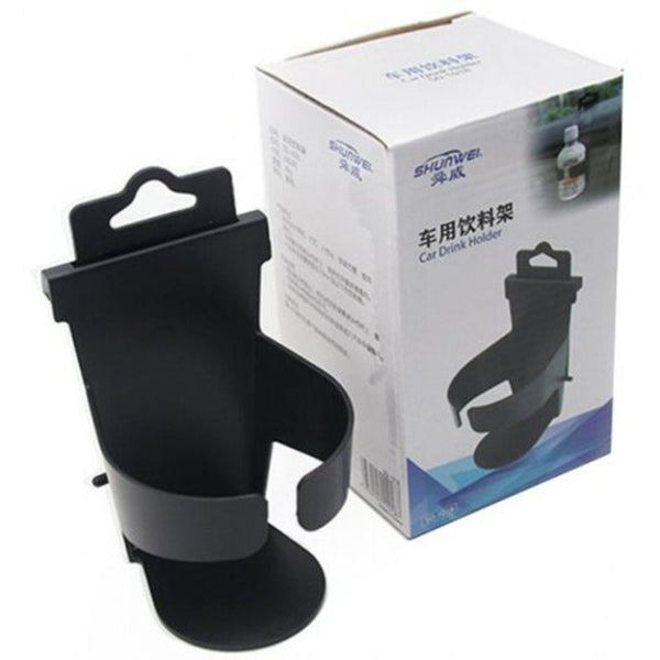 Universal Drink Cup Holder Vehicle Door Mount Beverage Bottle Can Stand For Car Van Truck Black Cup Holders