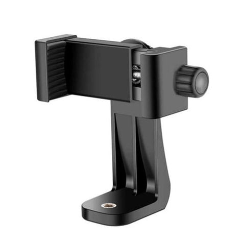 Universal For Mobile Phone Tripod Mounting Adapter Rotating Camera Bracket Black