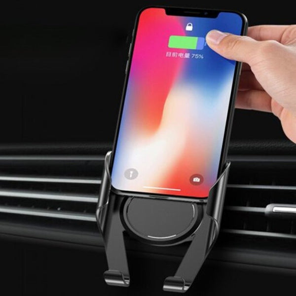 Universal Gravity Linkage Car Air Vent Mount Phone Holder Stand Auto Memory Bracket Black Mounts & Holders
