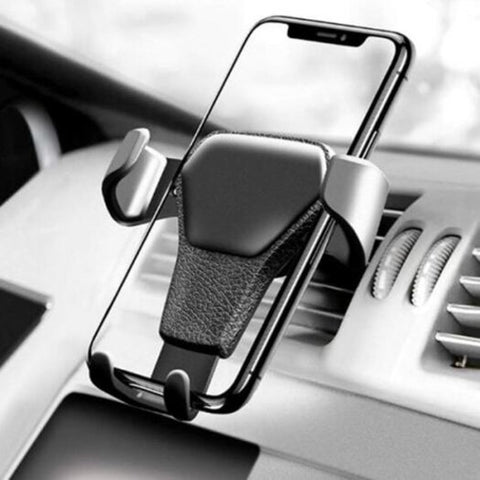 Universal Gravity Linkage Car Air Vent Phone Holder Mount Navigator Bracket Stand Black Mounts & Holders