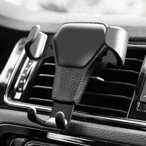 Universal Gravity Linkage Car Air Vent Phone Holder Mount Navigator Bracket Stand Black Mounts & Holders