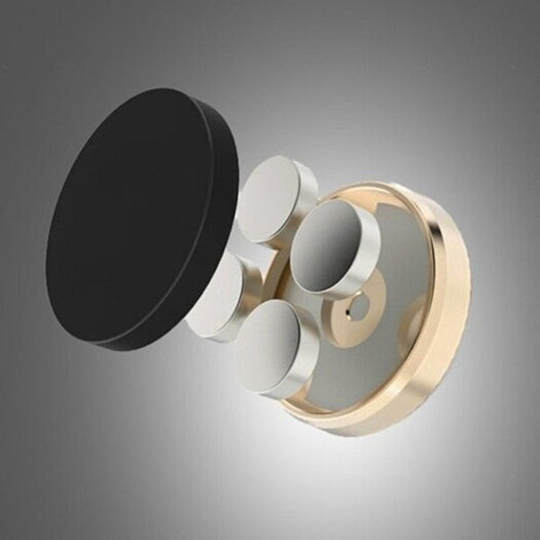 Universal In Car Mag Netic Dashboard Cell Mobile Phone Locator Technology Mount Holder Stand Tool Gold Circular Mounts & Holders
