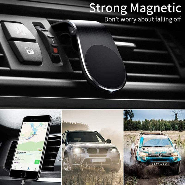Car Phone Holders Universal Magnetic Clip Air Vent 360� Gps Bracket