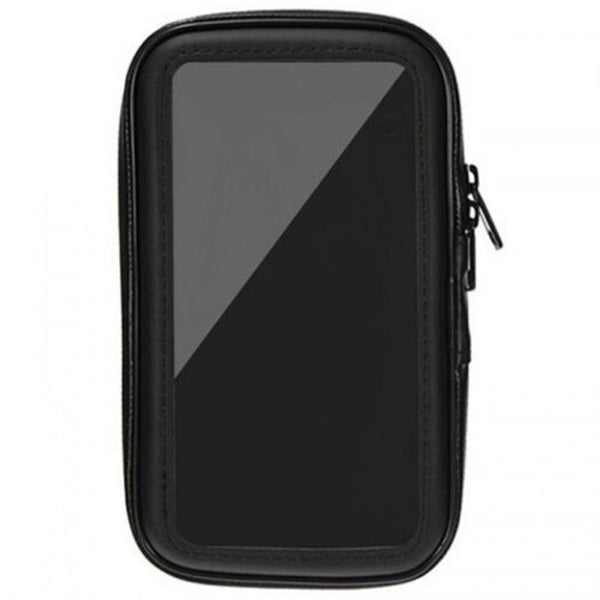 Universal Motorcycle Bike Bicycle Handlebar Waterproof Phone Mount Bag Holder Case Black Mounts & Holders