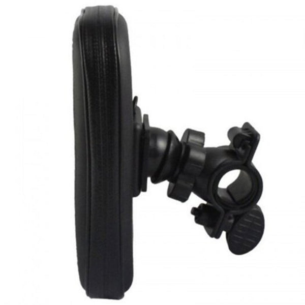 Universal Motorcycle Bike Bicycle Handlebar Waterproof Phone Mount Bag Holder Case Black Mounts & Holders