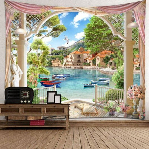 Universal Polyester Printing Tapestry Wall Decoration Multi 230180Cm Tapestries