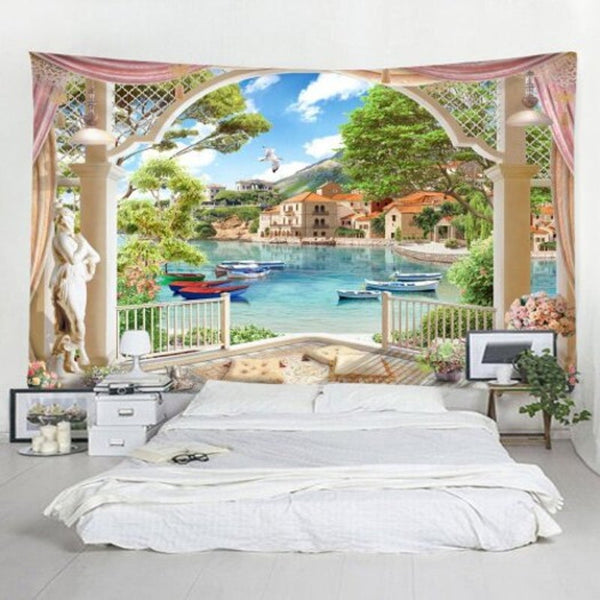 Universal Polyester Printing Tapestry Wall Decoration Multi 230180Cm Tapestries