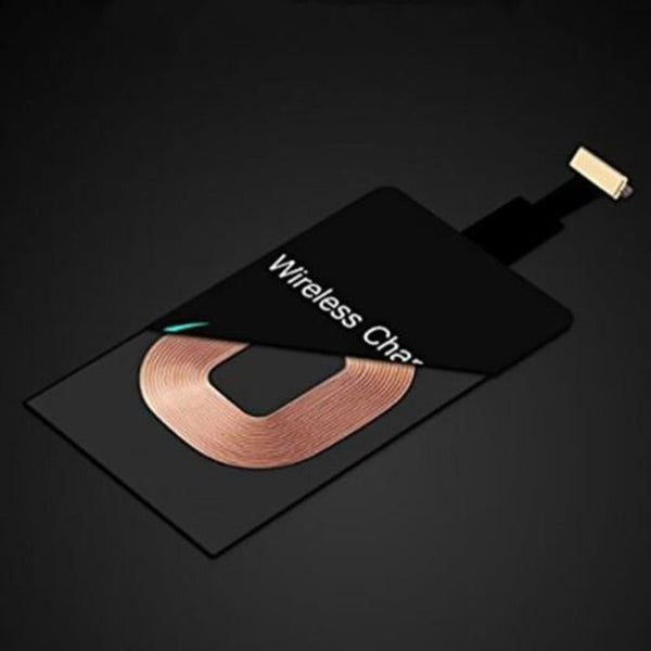 Universal Qi Wireless Charger Receiver Black Chargers & Cradles