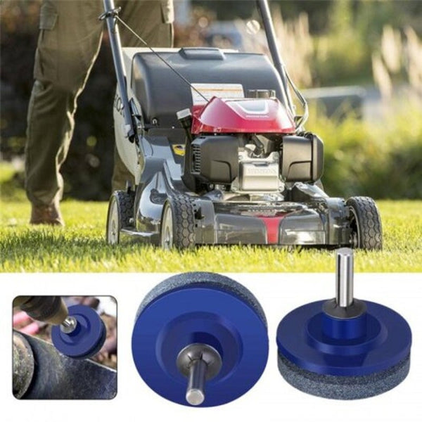 Universal Sharpening Drill Lawnmower Faster Blade Sharpener Garden Tool Deep Blue Lawn Mower Parts