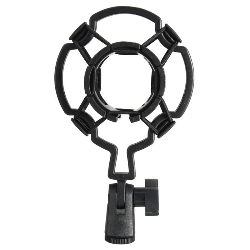 Microphone Holders & Stands Universal Shock Proof Microphone Mount Plastic Studio Holder Stand Clip For Large Diaphram Condenser
