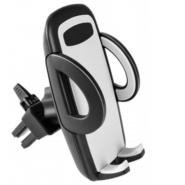 Universal Smartphone Car Air Vent Mount Holder Cradle Gray Mounts & Holders