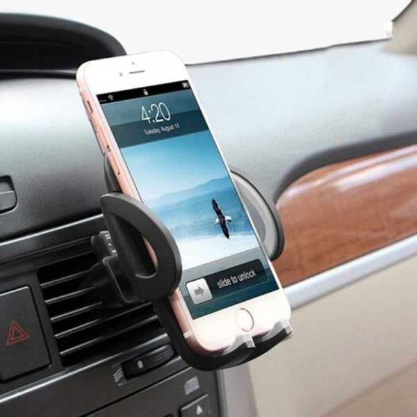 Universal Smartphone Car Air Vent Mount Holder Cradle Gray