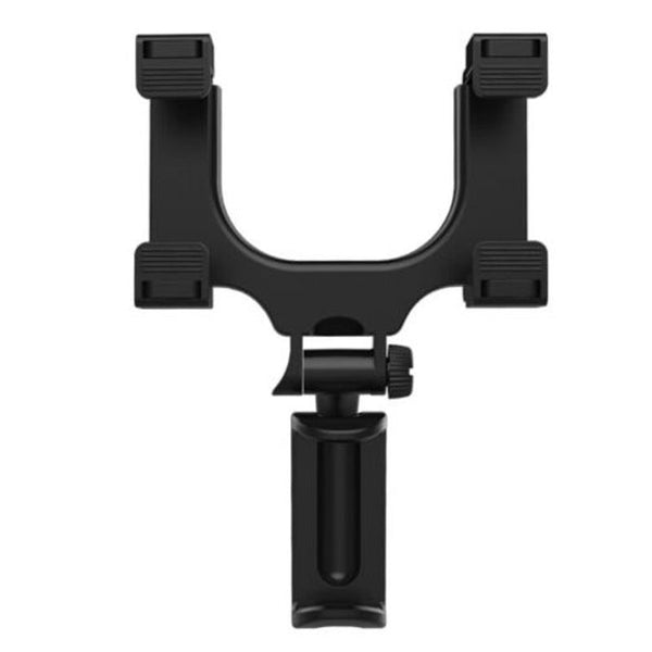 Universal Smartphone Holders Car Rear View Mirror Mount Stand Black Mounts & Holders