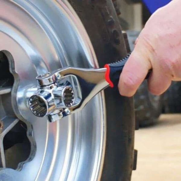 Universal Socket Wrench Multi Function Tool Silver Socket Wrenches