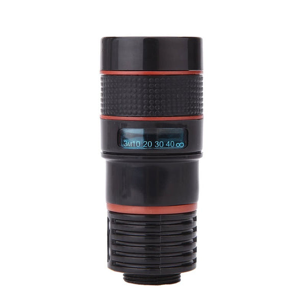 Universal Special Design 8X External Zoom Phone Camera Lens With Clip Other Mobile Accessories